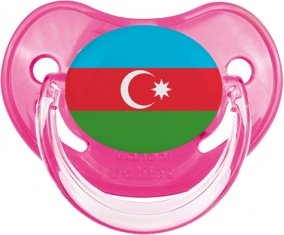 Drapeau Azerbaïdjan Sucette Physiologique Rose classique