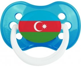 Drapeau Azerbaïdjan Sucette Anatomique Cyan classique