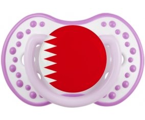 Drapeau Bahreïn Tétine LOVI Dynamic Blanc-mauve classique