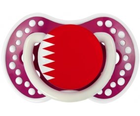 Drapeau Bahreïn Tétine LOVI Dynamic Fuchsia phosphorescente