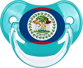 Drapeau Belize Sucette Physiologique Bleue classique