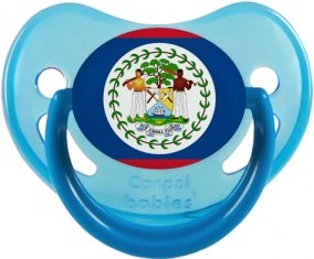 Drapeau Belize Sucette Physiologique Bleue phosphorescente