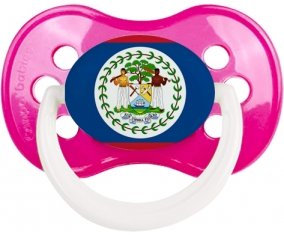 Drapeau Belize Tétine Anatomique Rose foncé classique