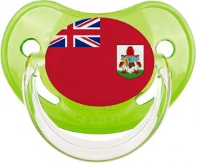 Drapeau Bermudes Tétine Physiologique Vert classique