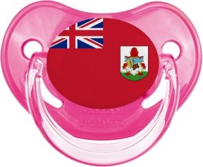 Drapeau Bermudes Tétine Physiologique Rose classique