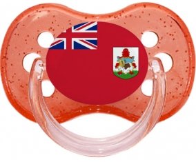 Drapeau Bermudes Sucete Cerise Rouge à paillette