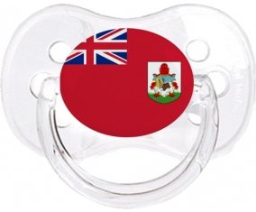 Drapeau Bermudes Sucete Cerise Transparent classique