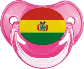 Drapeau Bolivie Sucette Physiologique Rose classique