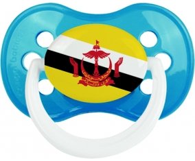 Drapeau Brunei Darussalam Sucette Anatomique Cyan classique