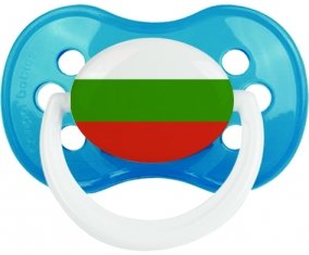 Drapeau Bulgarie Tétine Anatomique Cyan classique