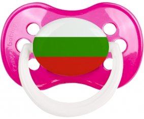 Drapeau Bulgarie Tétine Anatomique Rose foncé classique