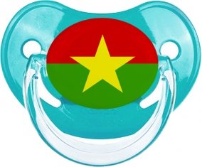 Drapeau Burkina Faso Sucette Physiologique Bleue classique