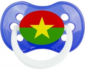 Drapeau Burkina Faso : Sucette Anatomique personnalisée