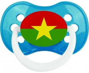 Drapeau Burkina Faso Sucette Anatomique Cyan classique