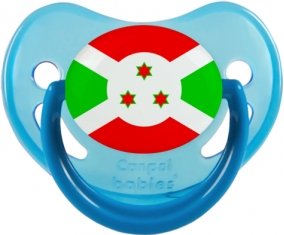 Drapeau Burundi Tétine Physiologique Bleue phosphorescente