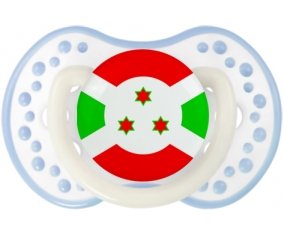 Drapeau Burundi Sucete LOVI Dynamic Blanc-cyan classique