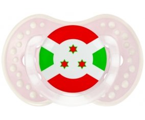 Drapeau Burundi Sucete LOVI Dynamic Retro-rose-tendre classique