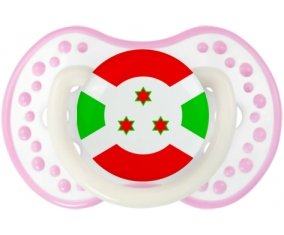 Drapeau Burundi Sucete LOVI Dynamic Blanc-rose phosphorescente