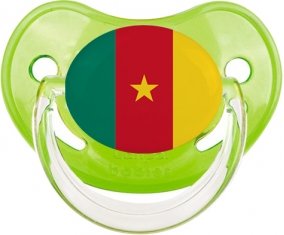 Drapeau Cameroun Sucette Physiologique Vert classique