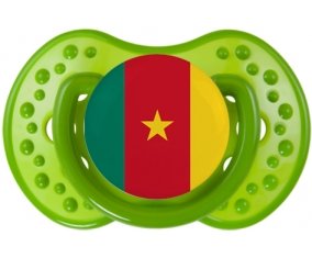 Drapeau Cameroun Sucette LOVI Dynamic Vert classique