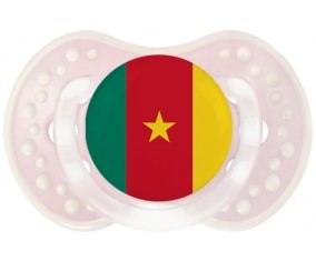 Drapeau Cameroun Sucette LOVI Dynamic Retro-rose-tendre classique