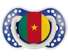 Drapeau Cameroun Sucette LOVI Dynamic Bleu-marine phosphorescente