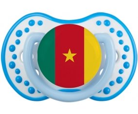 Drapeau Cameroun Sucette LOVI Dynamic Blanc-bleu phosphorescente