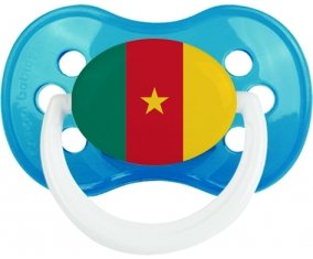 Drapeau Cameroun Sucette Anatomique Cyan classique