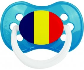 Drapeau Tchad Sucette Anatomique Cyan classique