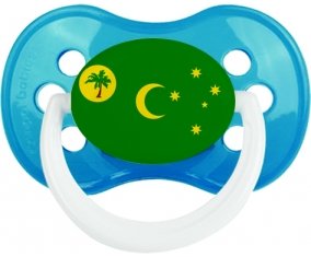 Drapeau Îles Cocos Sucette Anatomique Cyan classique