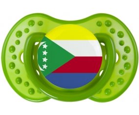 Drapeau Comores Tétine LOVI Dynamic Vert classique