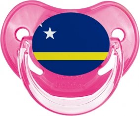 Drapeau Curacao Sucette Physiologique Rose classique