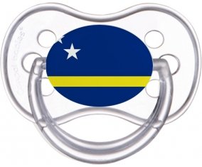 Drapeau Curacao Sucette Anatomique Transparente classique