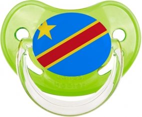 Drapeau République Démocratique du Congo Sucette Physiologique Vert classique