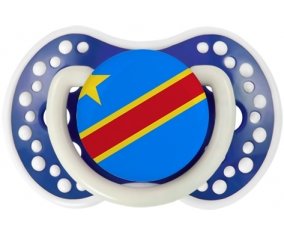 Drapeau République Démocratique du Congo Sucette LOVI Dynamic Bleu-marine phosphorescente