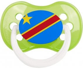 Drapeau République Démocratique du Congo Tétine Anatomique Vert classique