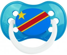 Drapeau République Démocratique du Congo Tétine Anatomique Cyan classique