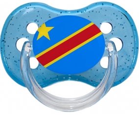 Drapeau République Démocratique du Congo : Sucette Cerise personnalisée