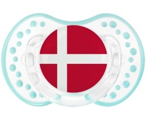 Drapeau Danemark Sucette LOVI Dynamic Retro-blanc-lagon classique