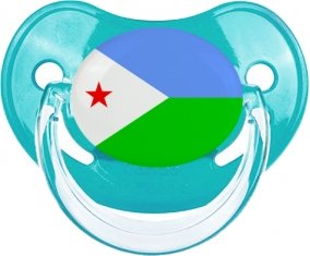 Drapeau Djibouti : Tétine Physiologique personnalisée