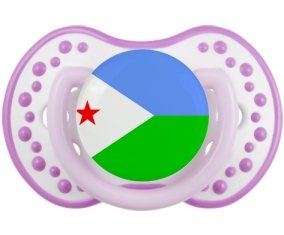 Drapeau Djibouti Sucete LOVI Dynamic Blanc-mauve classique