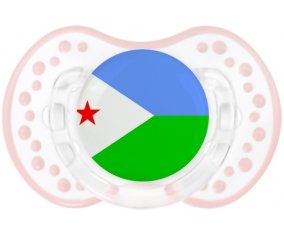 Drapeau Djibouti Sucete LOVI Dynamic Retro-blanc-rose-tendre classique