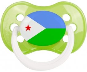 Drapeau Djibouti Sucete Anatomique Vert classique