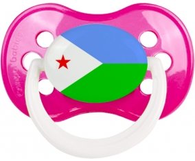 Drapeau Djibouti Sucete Anatomique Rose foncé classique