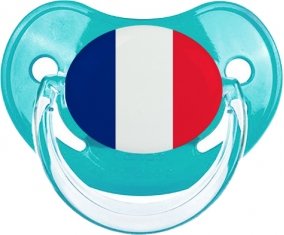 Drapeau France : Sucette Physiologique personnalisée