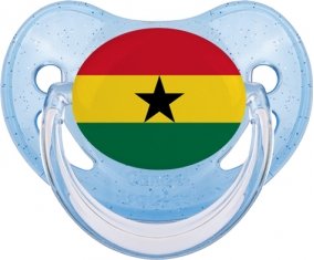 Drapeau Ghana Sucete Physiologique Bleue à paillette