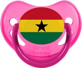 Drapeau Ghana Sucete Physiologique Rose phosphorescente