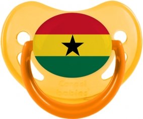 Drapeau Ghana Sucete Physiologique Jaune phosphorescente