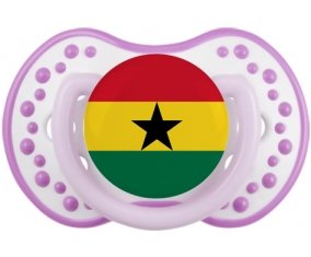 Drapeau Ghana Tétine LOVI Dynamic Blanc-mauve classique