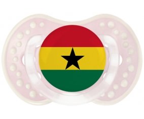 Drapeau Ghana Tétine LOVI Dynamic Retro-rose-tendre classique